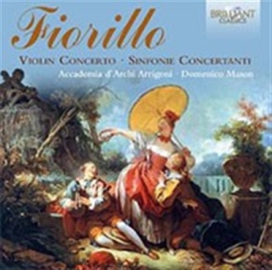 Fiorillo Federigo - Violin Concerto / Sinfonie Concerta in der Gruppe CD bei Bengans Skivbutik AB (1733735)