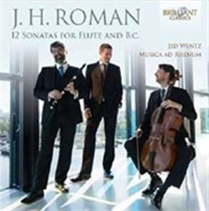 Roman J H - 12 Sonatas For Flute And B.C. in der Gruppe CD bei Bengans Skivbutik AB (1733873)