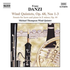 Danzi Franz - Wind Quintets Vol 3 Op 68 in der Gruppe CD bei Bengans Skivbutik AB (1782896)