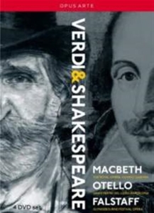 Verdi Guiseppe - Falstaff / Macbeth / Otello (4 Dvd) in der Gruppe DVD & BLU-RAY bei Bengans Skivbutik AB (1791260)