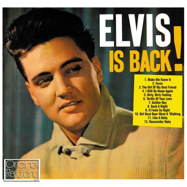 Presley Elvis - Elvis Is Back! in der Gruppe CD / Bestseller bei Bengans Skivbutik AB (1795229)