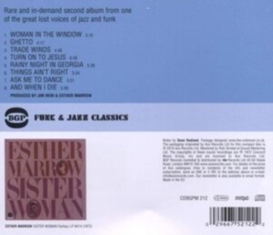 Marrow Esther - Sister Woman in der Gruppe CD bei Bengans Skivbutik AB (1810518)