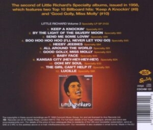 Little Richard - Volume 2 in der Gruppe CD bei Bengans Skivbutik AB (1811080)
