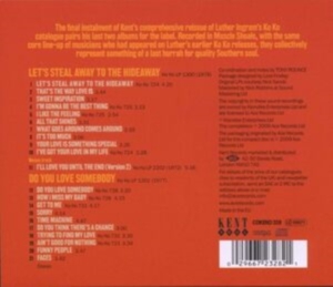 Ingram Luther - Let's Steal Away To The Hideway/Do in der Gruppe CD bei Bengans Skivbutik AB (1811252)