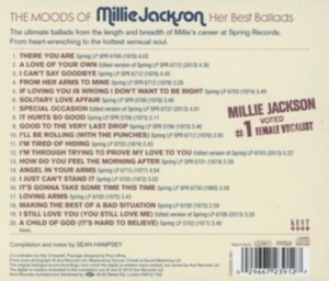 Jackson Millie - Moods Of Millie Jackson: Her Best B in der Gruppe CD / Pop-Rock,RnB-Soul bei Bengans Skivbutik AB (1811280)