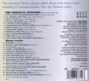 Spinners The - Truly Yours - Their First Motown Al in der Gruppe CD bei Bengans Skivbutik AB (1811480)