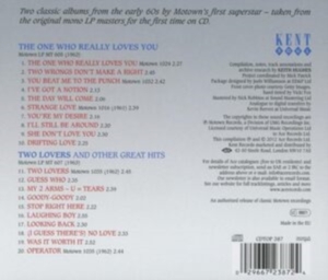Wells Mary - One Who Really Loves You / Two Love in der Gruppe CD bei Bengans Skivbutik AB (1811481)