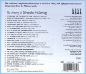 Holloway Brenda - Artistry Of Brenda Holloway With Bo in der Gruppe CD / Pop-Rock,RnB-Soul bei Bengans Skivbutik AB (1811482)