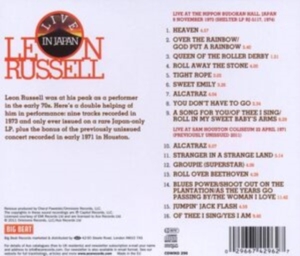 Russell Leon - Live In Japan, 1973 / Live In Houst in der Gruppe CD bei Bengans Skivbutik AB (1811577)