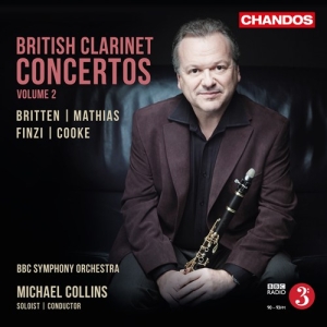 Britten / Cooke / Finzi / Mathias - British Clarinet Concertos, Vol. 2 in der Gruppe CD bei Bengans Skivbutik AB (1840147)