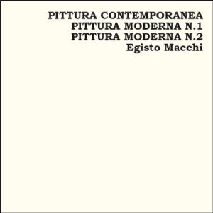 Macchi Egisto - Pittura Contemporanea N.1 & 2 in der Gruppe VINYL bei Bengans Skivbutik AB (1842458)