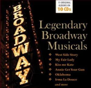 Various Artists - Legendary Broadway Musicals in der Gruppe CD bei Bengans Skivbutik AB (1874062)