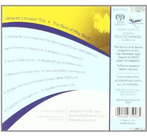 Loussier Jacques/Trio - Best Of Play Bach in der Gruppe MUSIK / SACD / Pop bei Bengans Skivbutik AB (1902710)