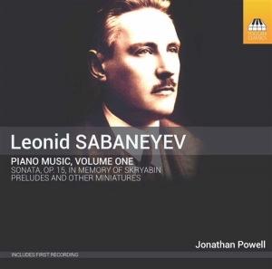 Sabaneyev - Piano Music Vol. 1 in der Gruppe CD bei Bengans Skivbutik AB (1910984)