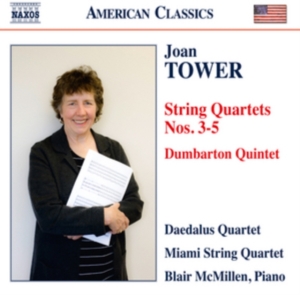 Tower Joan - String Quartets Nos. 3-5 in der Gruppe Externt_Lager / Naxoslager bei Bengans Skivbutik AB (1911042)