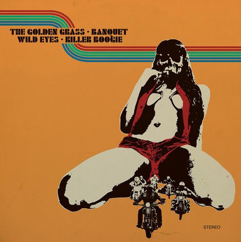 Golden Grass/Killer Boogie/Wild Eye - 4-Way Split - Ltd.Ed. in der Gruppe VINYL / Bestseller bei Bengans Skivbutik AB (1921724)