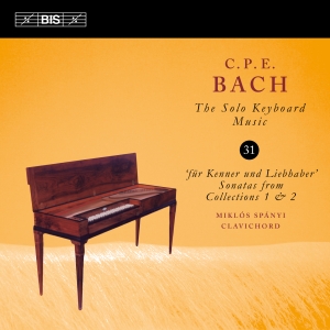 Bach C P E - Solo Keyboard Music, Vol. 31 in der Gruppe CD bei Bengans Skivbutik AB (1927390)