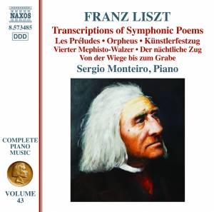Liszt Franz - Complete Piano Music, Vol. 43 in der Gruppe CD bei Bengans Skivbutik AB (1931672)