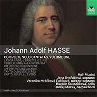 Hasse J A - Complete Solo Cantatas, Vol. 1 in der Gruppe CD bei Bengans Skivbutik AB (1949808)
