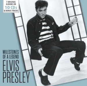 Presley Elvis - Milestones Of A Legend in der Gruppe CD / Pop-Rock bei Bengans Skivbutik AB (1967931)
