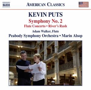 Puts Kevin - Symphony No. 2 / Flute Concerto in der Gruppe CD bei Bengans Skivbutik AB (2003498)