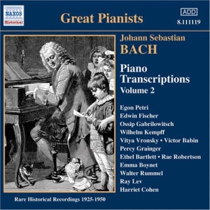 Bach J. S. - Piano Transcriptions Vol. 2 in der Gruppe CD bei Bengans Skivbutik AB (2006047)