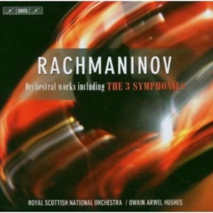 Rachmaninov/Hughes Owain Arwel - The Three Symphonies in der Gruppe CD bei Bengans Skivbutik AB (2006069)