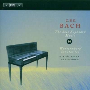 Bach Cpe/ Spanyi - Solo Keyboard Music V.16 - Wurttemb in der Gruppe CD bei Bengans Skivbutik AB (2006090)