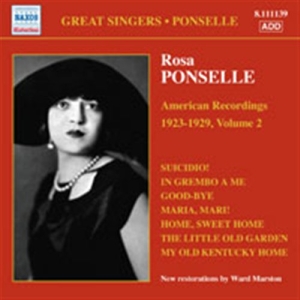 Rosa Ponselle - American Recordings Vol. 2 in der Gruppe CD bei Bengans Skivbutik AB (2006101)