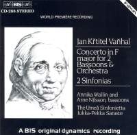 Vanhal Johann Baptist - Conc For 2 Bn /Sinf in der Gruppe CD bei Bengans Skivbutik AB (2006397)