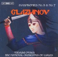 Glazunov Alexander - Symphonies Nos 5 & 7 in der Gruppe CD bei Bengans Skivbutik AB (2006447)
