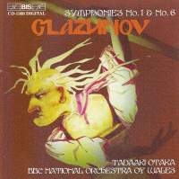 Glazunov Alexander - Symphonies 1 & 6 in der Gruppe CD bei Bengans Skivbutik AB (2006480)