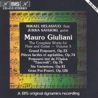 Giuliani Mauro - Complete Music For Flute & Gui in der Gruppe Externt_Lager / Naxoslager bei Bengans Skivbutik AB (2006494)
