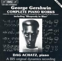 Gershwin George - Complete Piano Works in der Gruppe CD bei Bengans Skivbutik AB (2006627)