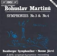 Martinu Bohuslav - Symphony 3/4 in der Gruppe CD bei Bengans Skivbutik AB (2006629)
