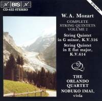 Mozart Wolfgang Amadeus - Complete String Quintet Vol 2 in der Gruppe CD / Klassiskt bei Bengans Skivbutik AB (2006719)