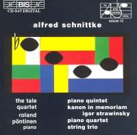Schnittke Alfred - Piano Quintet /Kanon /Piano Qu in der Gruppe CD bei Bengans Skivbutik AB (2006734)