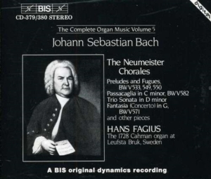 Bach Johann Sebastian - Organ Music Vol 5 in der Gruppe CD bei Bengans Skivbutik AB (2006745)