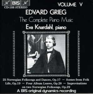 Grieg Edvard - Complete Piano Music Vol 5 in der Gruppe CD bei Bengans Skivbutik AB (2006760)