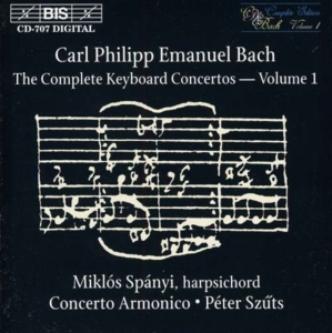 Bach Carl Philipp Emanuel - Keyb Concertos Vol 1 in der Gruppe CD bei Bengans Skivbutik AB (2006768)