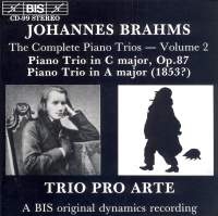 Brahms Johannes - Piano Trios Vol 2 in der Gruppe CD bei Bengans Skivbutik AB (2006798)