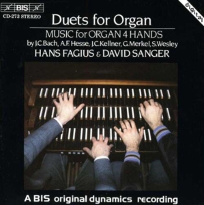 Various - Music For Organ 4 Hands in der Gruppe CD bei Bengans Skivbutik AB (2006874)