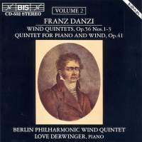 Danzi Franz - Wind Quintets Op 56 Nos 1-3 in der Gruppe CD bei Bengans Skivbutik AB (2006879)