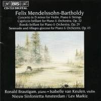 Mendelssohn Felix - Violin/Piano Conc Rondo in der Gruppe Externt_Lager / Naxoslager bei Bengans Skivbutik AB (2006902)