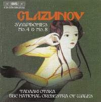 Glazunov Alexander - Symphonies 4 & 8 in der Gruppe CD bei Bengans Skivbutik AB (2007130)