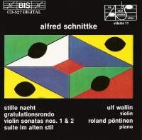 Schnittke Alfred - Violin Son 1/2 Stille Nacht in der Gruppe CD bei Bengans Skivbutik AB (2007143)