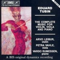 Tubin Eduard - Complete Music For Violin/Vla/ in der Gruppe CD bei Bengans Skivbutik AB (2007176)