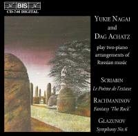 Glazunov Alexander - 2 Piano Transcriptions in der Gruppe CD bei Bengans Skivbutik AB (2007179)