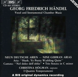 Handel George Frideric - Neun Deutschen Arien in der Gruppe CD bei Bengans Skivbutik AB (2007183)