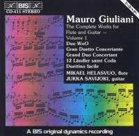 Giuliani Mauro - Complete Music For Flute & Gui in der Gruppe CD bei Bengans Skivbutik AB (2007193)